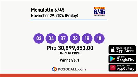 lotto result november 102023|Mega Lotto 6/45 Results for November 10, 2023 .